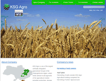 Tablet Screenshot of ksgagro.com